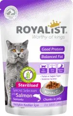ROYALIST SOMONLU KISIR KEDİ POUCH KONSERVE 85 GR