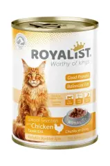 ROYALİST KEDİ TAVUKLU KONSERVE 400 GR