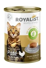 ROYALIST KEDİ TAVUKLU PATE KONSERVE 400 GR