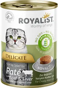 ROYALİST BİFTEKLİ&CİĞERLİ DELİCATE PATE KONSERVE 400 GR