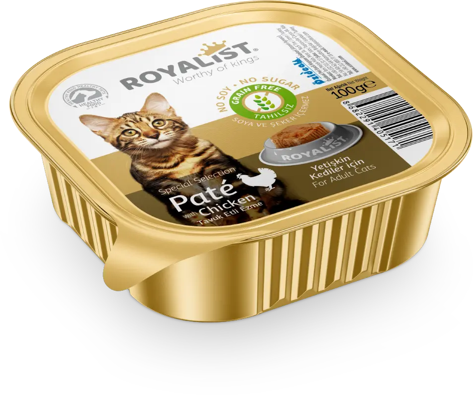 ROYALİST KEDİ TAVUK ETLİ EZME 100 GR