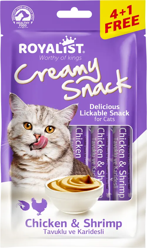 ROYALIST CREAMY SNACK - CHİCKEN & SHRİMP 75 GR