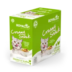 ROYALIST CREAMY SNACK - CHİCKEN & SCALLOP 75 GR