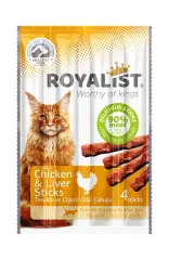 ROYALIST KEDİ TAVUKLU VE CİĞERLİ STİCKS 20 GR