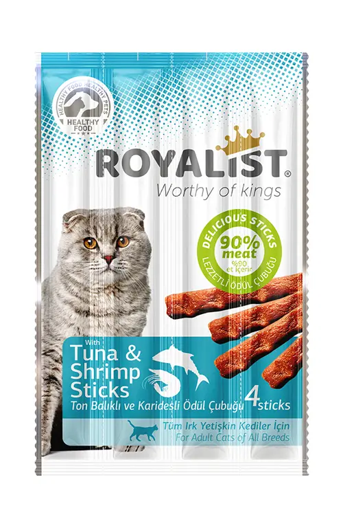 ROYALIST KEDİ TON BALIK-KARİDES STİCKS 20 GR