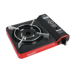 Orcamp Tekli Portatif Ocak Gaz Stop Emniyetli Kırmızı