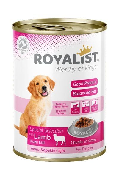 ROYALIST KUZULU YAVRU KÖPEK KONSERVE 400 GR
