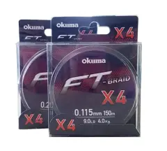 Okuma Ft-*4 Braided Line 150 mt Grey Örgü İp 0,165 mm - 0,205 mm